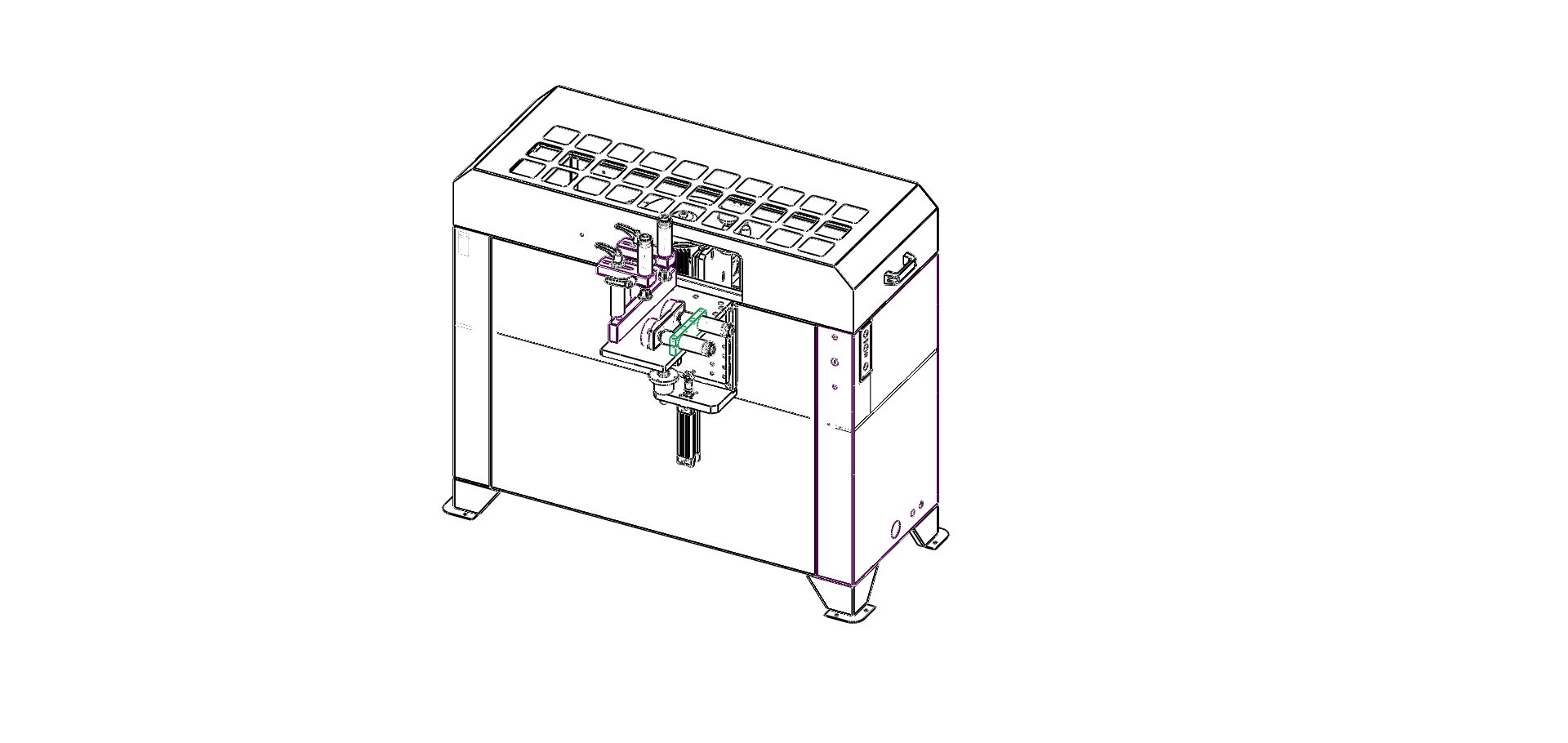 RQ-5200 - Roller Shutter Side Guide Milling Machine